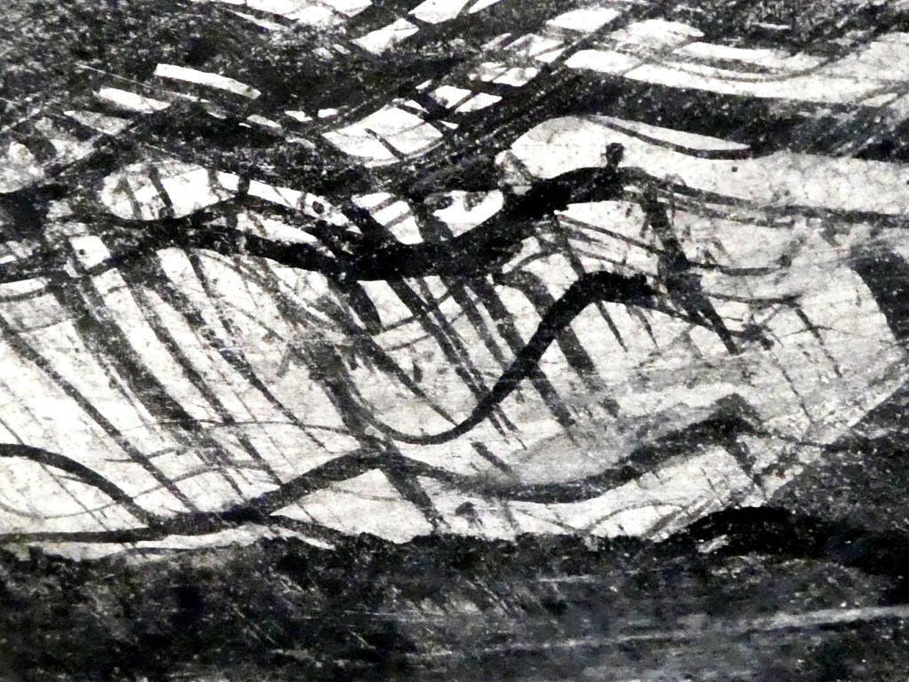 encre de chine au pinceau