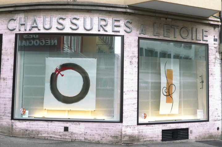 Deux vitrines à Vevey