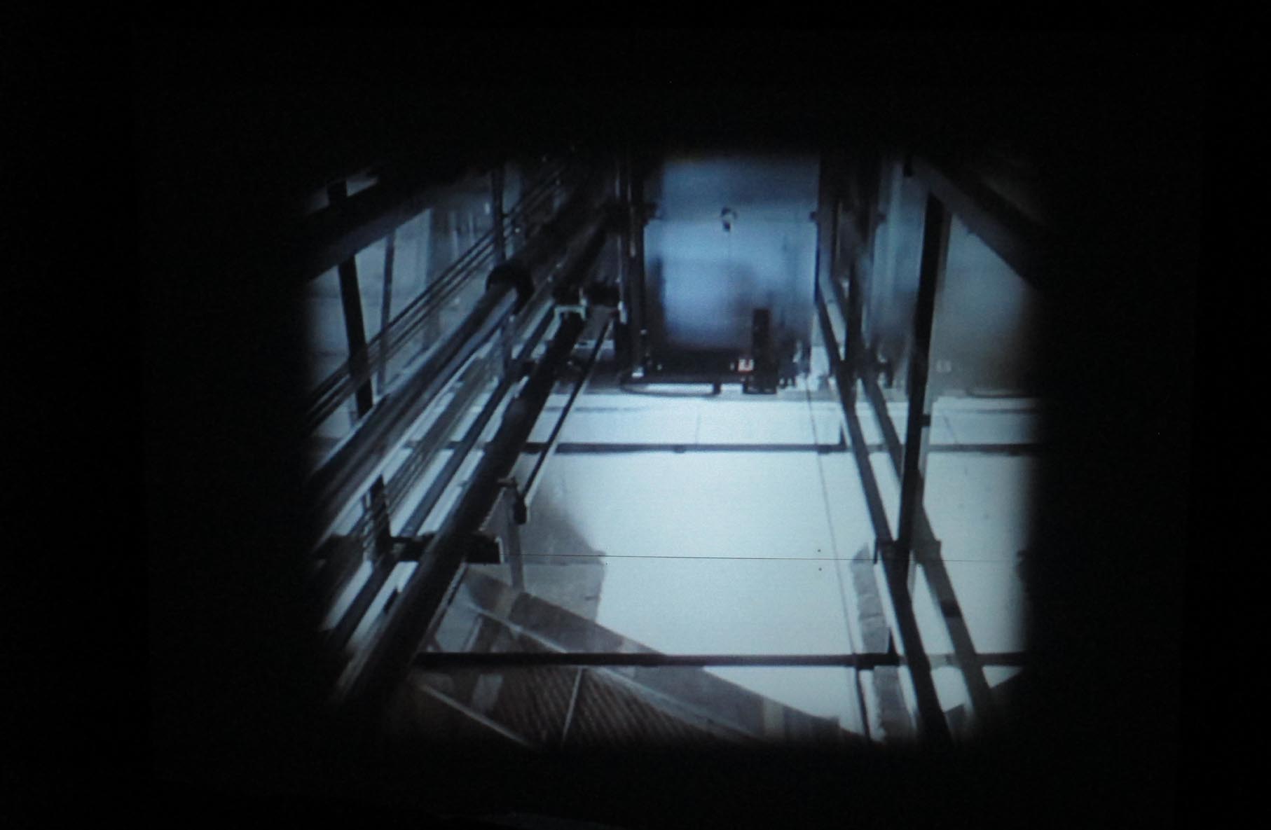 projection video au plafond du Turlet'