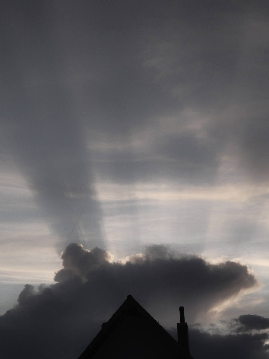toiture par temps d'orage