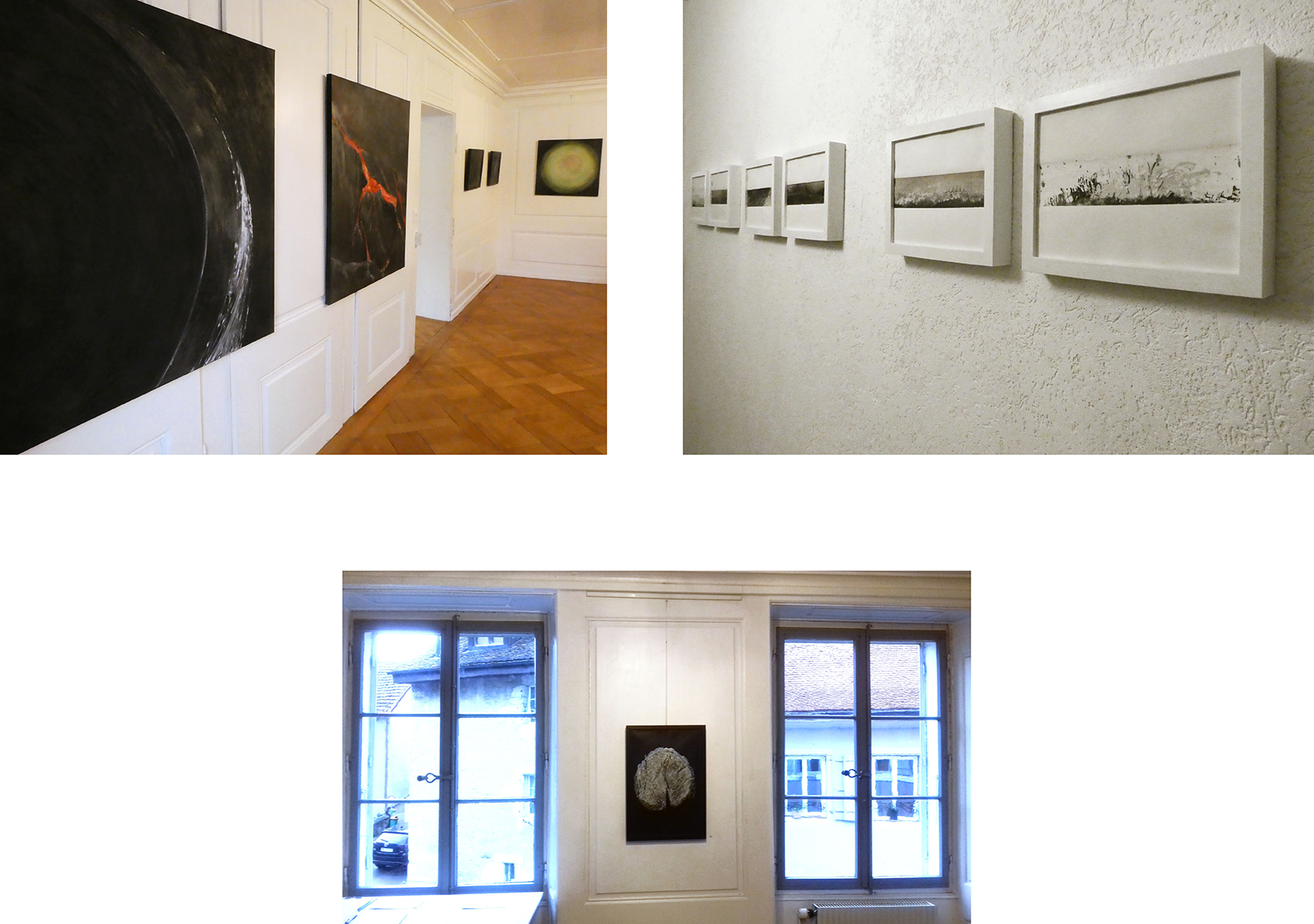 Peintures, dessins et monotype en exposition
