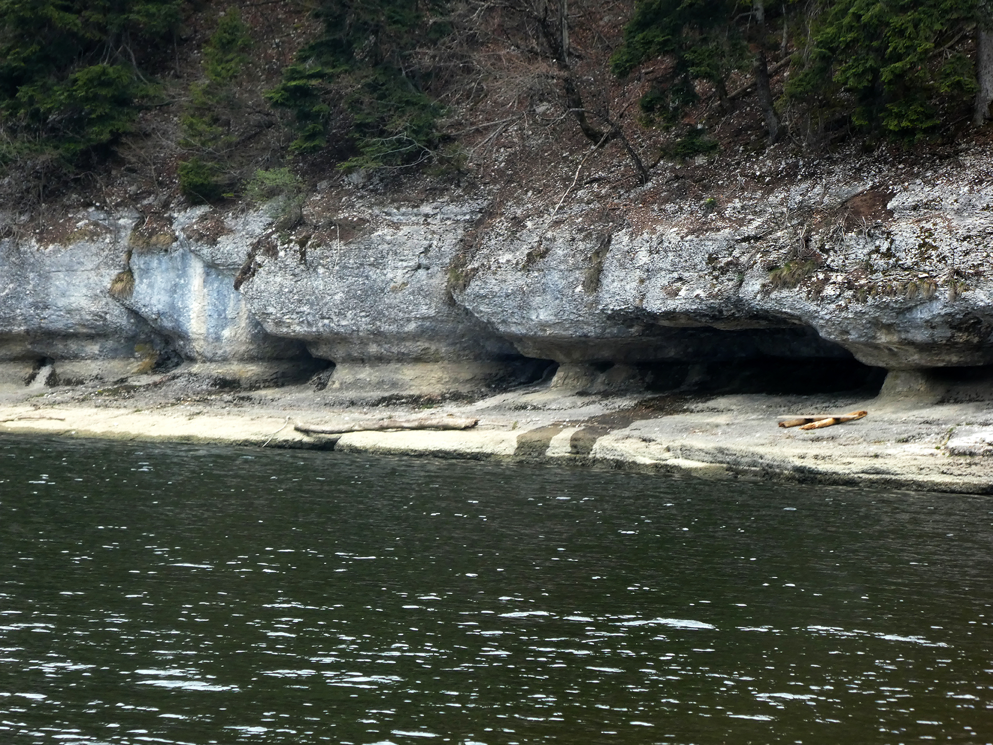les plages inaccessibles