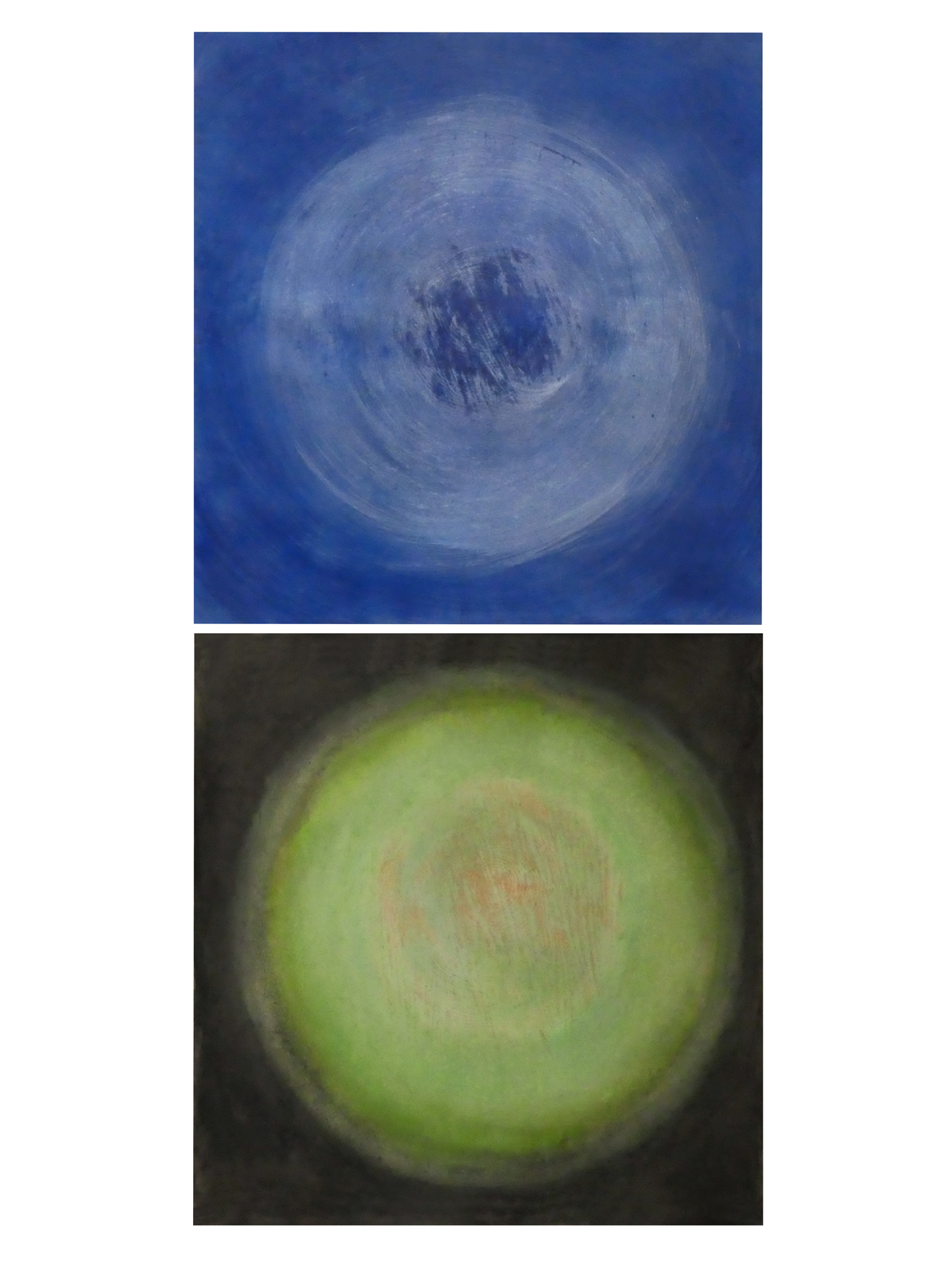 deux estampes sur peintures